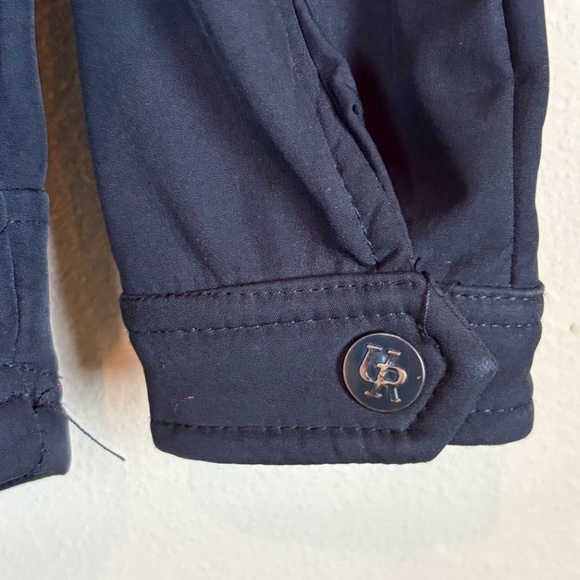 Soft Shell Mixed Media Boys Black Winter Jacket with Zip Off Hood; Size 7 - Picture 6 of 14